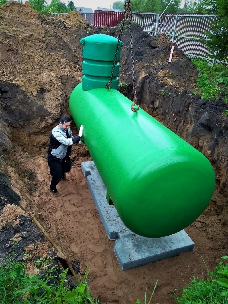 Газгольдер Объемом 4300 л Под Ключ с Гарантией 25 лет от Производителя